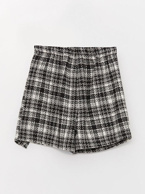 Beli Lastikli Ekose K?z ?ocuk ?ort Etek - Waikiki фото 2