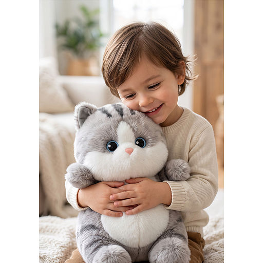 Мягкая игрушка "Кошка пупсик" 45 см