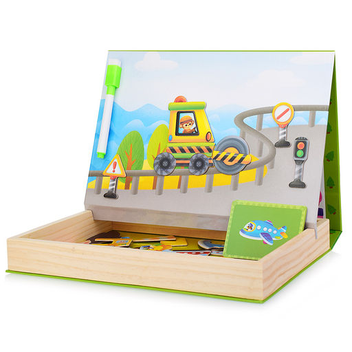 Мозаика магнитная Дорожное движение в коробке - Щепочка фото 6