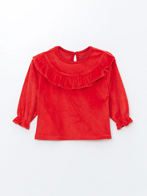 Bisiklet Yaka Uzun Kollu K?z Bebek Pijama Tak?m - Waikiki фото 2