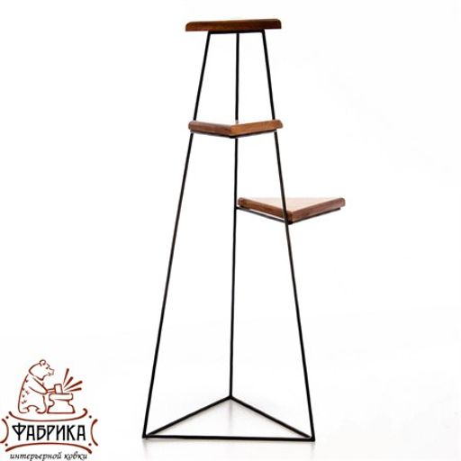 Подставка для цветов лофт 66-424 - Фабрика интерьерной ковки фото 3