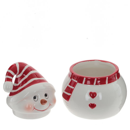 Емкость для сыпучих продуктов "Снеговик", 350 мл, L10 W10 H15 см