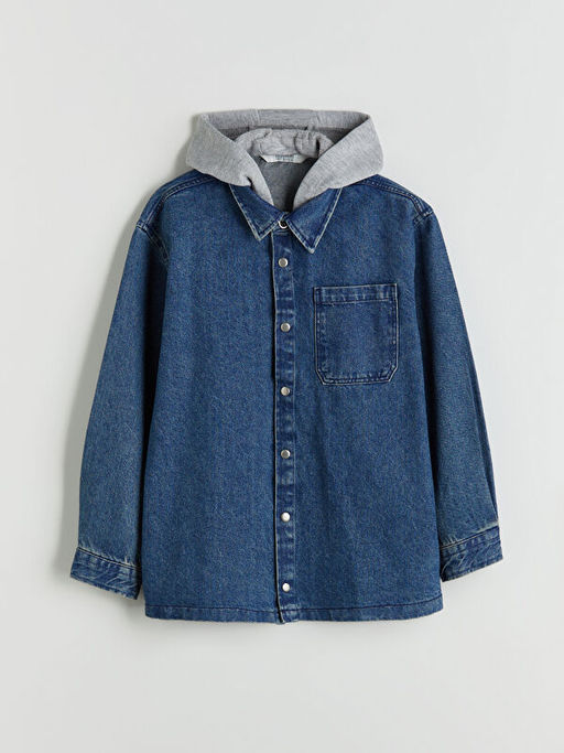 Basic Erkek ?ocuk Jean G?mlek