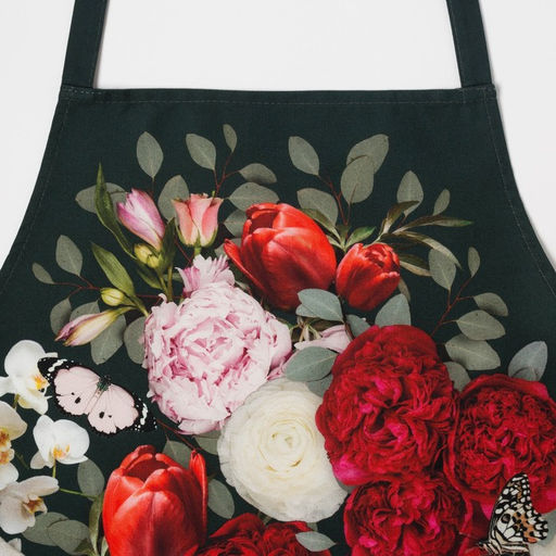 Фартук Этель Flowers, 60?70 см, 100% хлопок, саржа 190 г/м? фото 2