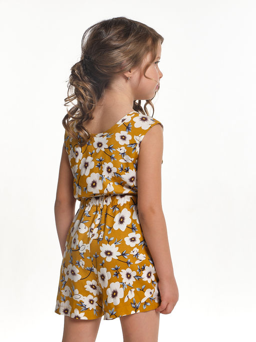 Ромпер для девочки 22-6318 синий/цветы - Mini maxi фото 8