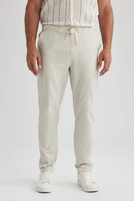 Хлопковые брюки скинни Jogger - Defacto фото 5