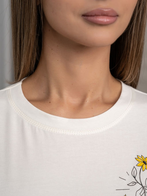 Футболка кулирка с лайкрой (хлопок 95%, лайкра 5%). - Binita фото 4