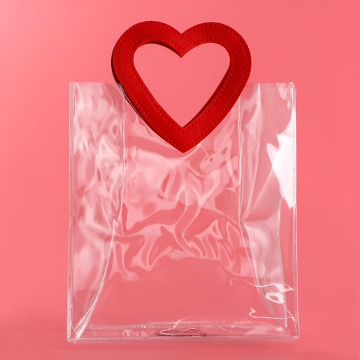 Пакет подарочный из ПВХ, розовый, 26.5?23?12 см - UPAK LAND фото 3