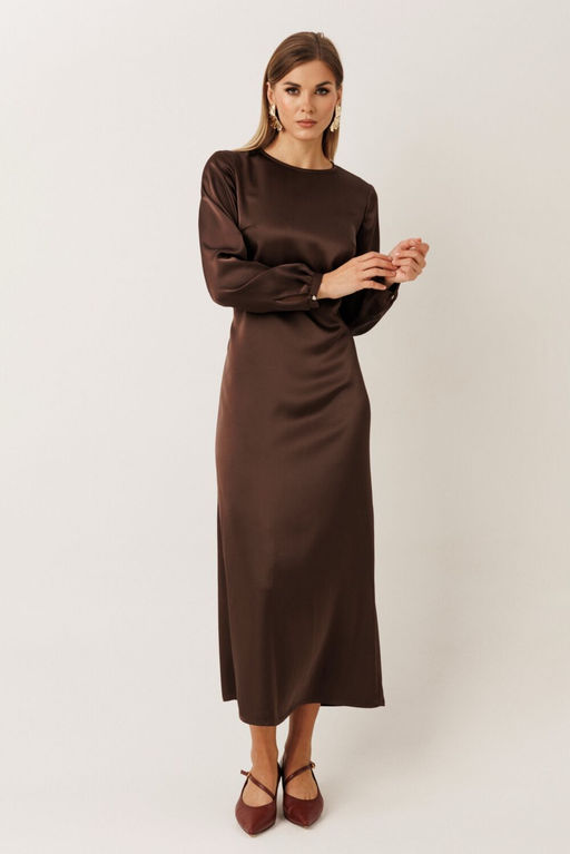 Платье KOKOdea 70012 шоколад фото 3