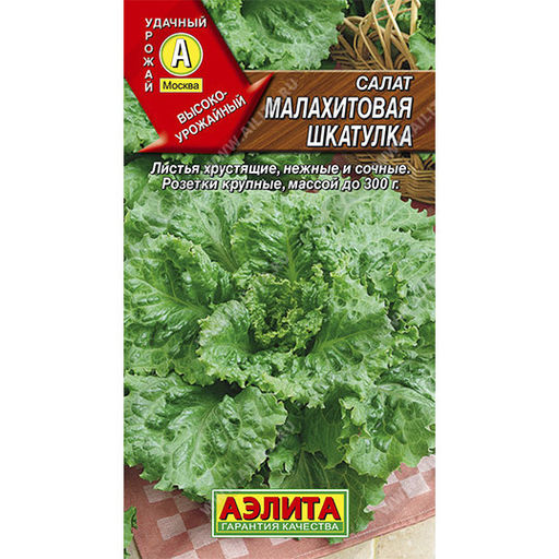 Салат полукочанный Малахитовая шкатулка 0,5г (Аэлита)