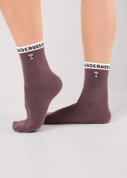 (CLE) Д2522 носки жен. моккачино (ЧЗ)