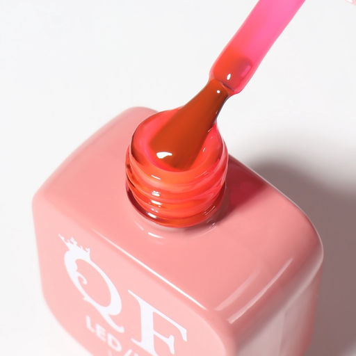 Гель лак для ногтей, витражный, трехфазный, 10 мл, LED/UV, розовый (70)