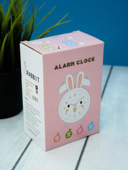 Часы-будильник Cute rabbit, yellow (6х9,5 см)