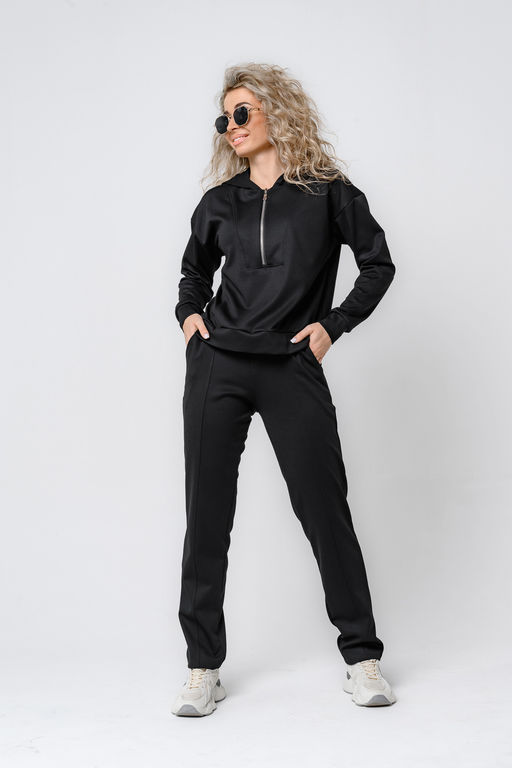 Костюм спортивный без начеса на молнии 43065