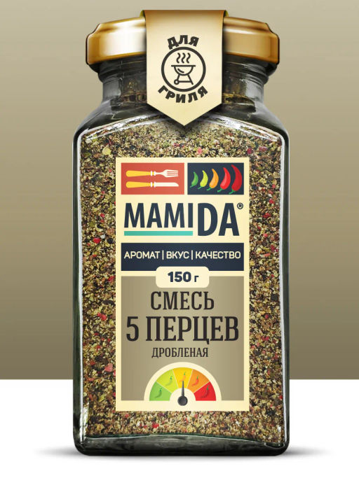 5 перцев дробленая