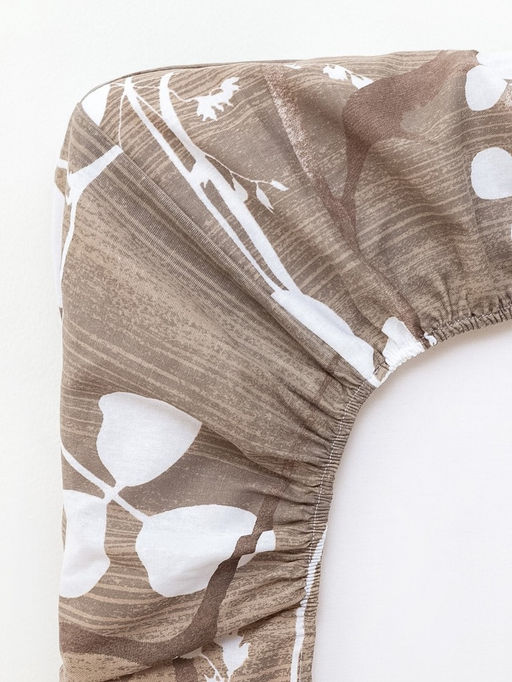 Простыня на резинке Этель Кремовое утро 180х200х25+-2см  фото 9