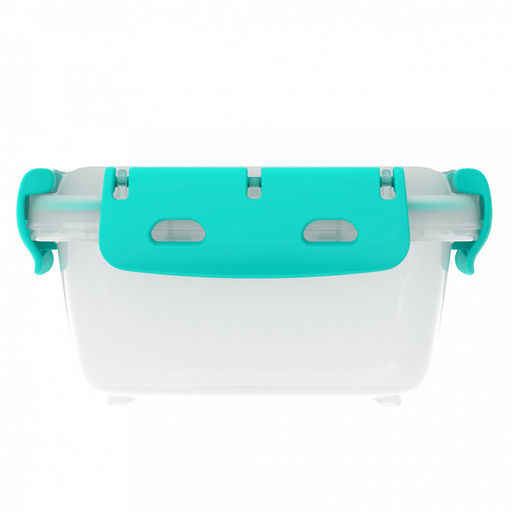 Контейнер для продуктов 0,38л, 14,2х10?х7см, с клипсами, уплотнитель, полипропилен, подходит для СВЧ (Россия) - Домашняя мода фото 3