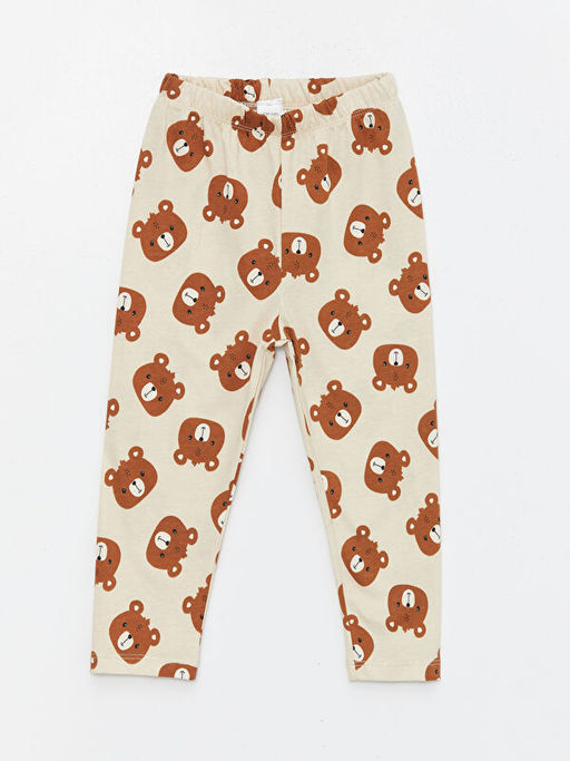 G?mlek Yaka Uzun Kollu Bask?l? Erkek Bebek Pijama 2li Tak?m - Waikiki фото 3