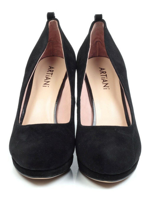 06-X0616-H187-K20 BLACK Туфли женские (натуральная замша)