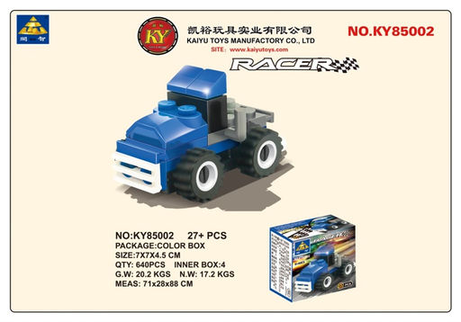 Конструктор "KAZI" 27 дет. "Грузовик" (KY85002) в коробке