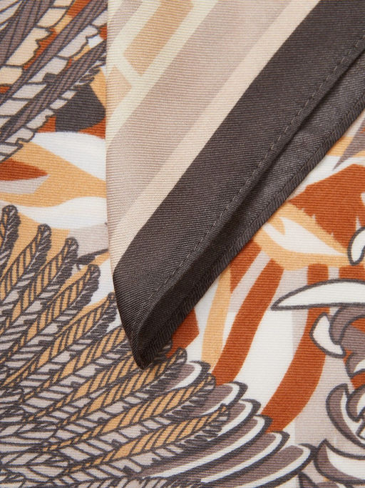 Платок жен. шелк+шерсть+мод 120х120 E16-8487-03