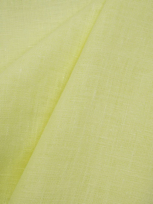 Лен костюмный с эффектом мятости цв.Светло-лимонный, ш.1.45м, лен-100%, 190гр/м.кв