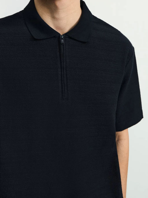 Футболка поло на молнии / Zarina фото 6