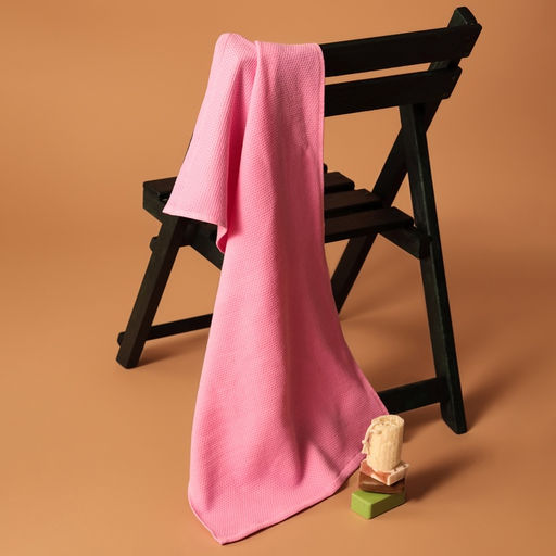 Полотенце вафельное Love Life Sweet Moment, 70×130 см, хлопок 100%, розовое