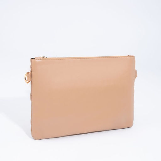 Сумка-клатч на молнии, цвет бежевый - Simaland фото 2