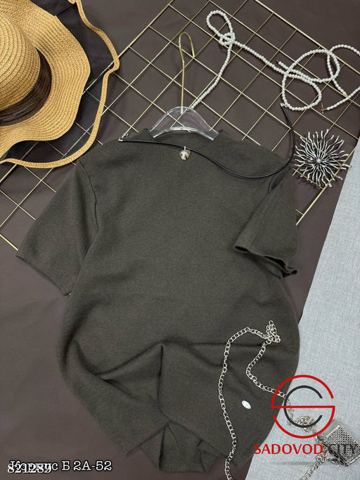 Водолазка женская с коротким рукавом