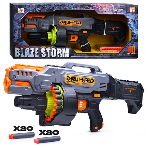 Бластер "Боец" с мягкими пулями, в коробке