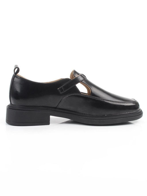 06-PDEB98-3 BLACK Туфли женские (натуральная кожа)
