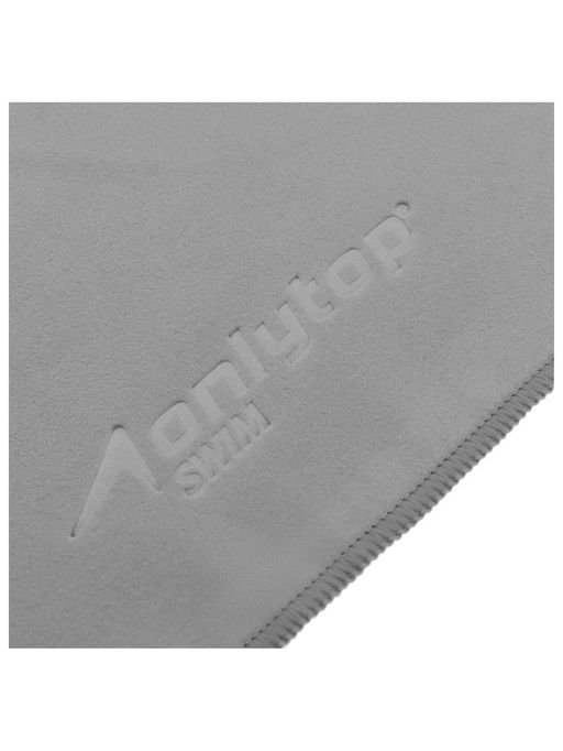Полотенце из микрофибры ONLYTOP, 40×80 см, цвет серый