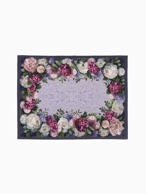 Набор кухонный «Этель. Цветочный этюд»: скатерть 180×150 см, салфетки 40×40 см-8 шт., 100% хлопок