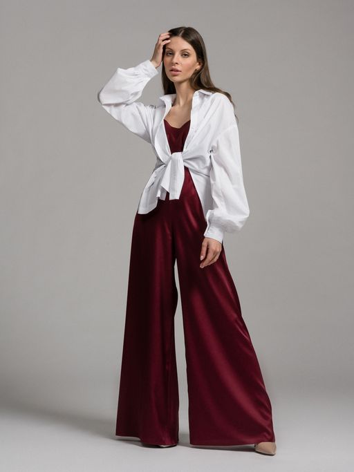 Топ широкий из атласа - Tantino фото 11