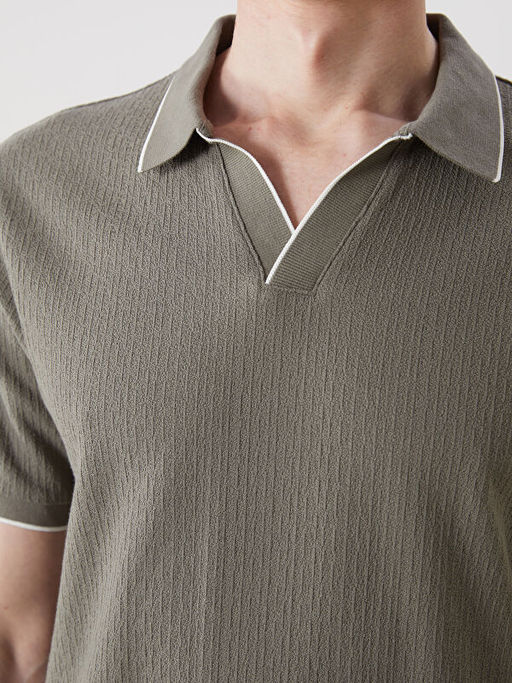 Polo Yaka K?sa Kollu Erkek Ti??rt