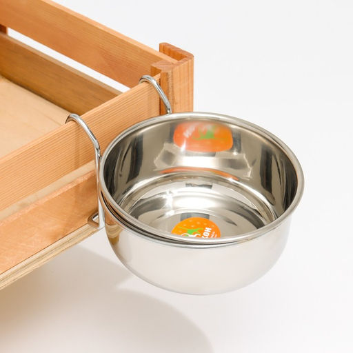 Миска металлическая с креплением 600 мл - Пижон фото 2
