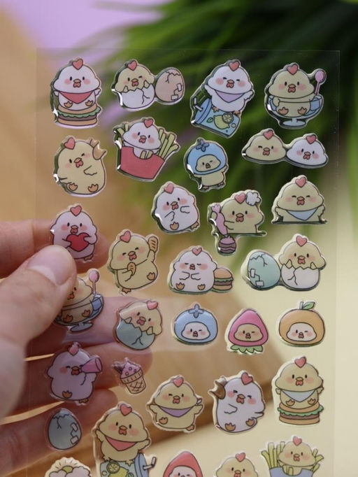 Наклейки "Wind-up duck" (20,5*9 см)