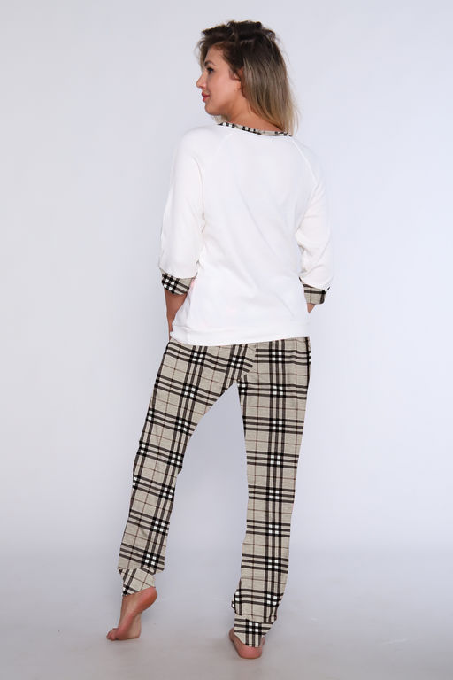 Женский домашний костюм с брюками 66