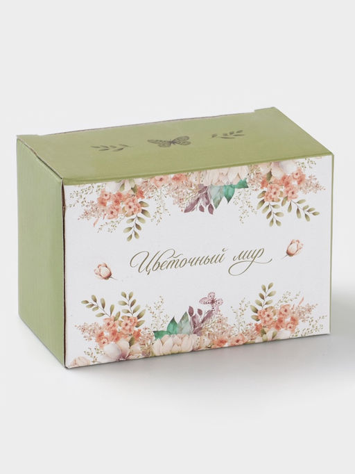 Набор для специй Доляна Цветы, 2 предмета: солонка, перечница 130 мл, доломит, белый  фото 6