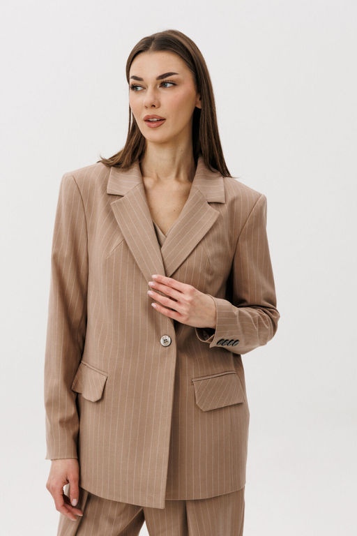 Костюм Fantazia Mod 5220-Р пудрово-бежевый  фото 3