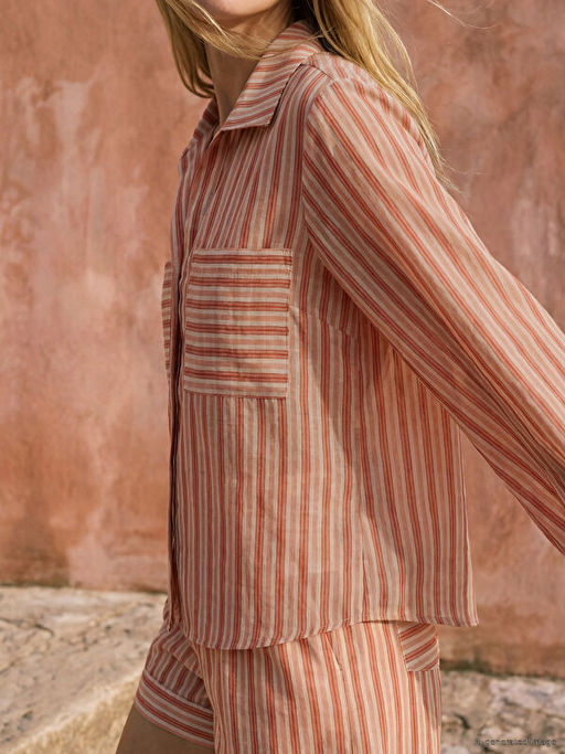 ?izgili Oversize Vual Kad?n G?mlek