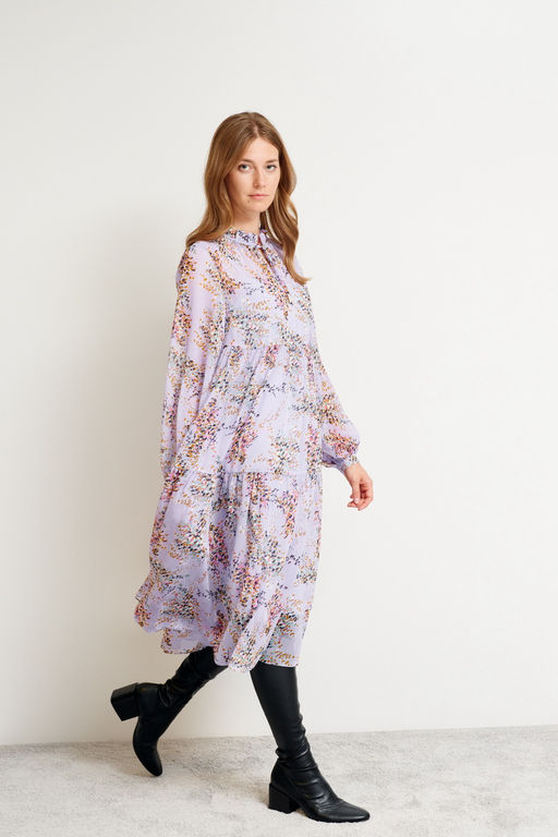 Платье свободного А-силуэта Linda (Цвет: Лаванда) - Morozov Amavie фото 4