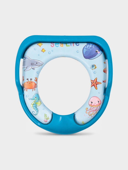 Сиденье для унитаза детское с ручками Доляна «Морская жизнь»