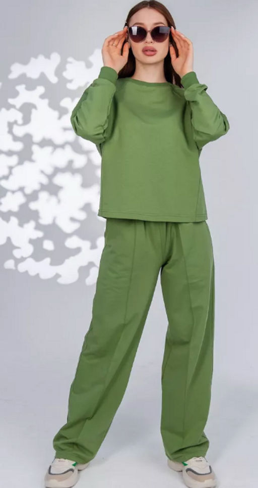 Комплект(костюм) с брюками палаццо Футер 2-х нитка - Relay фото 135