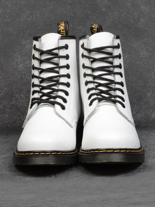 B6019-2 WHITE Ботинки демисезонные женские (натуральная кожа)