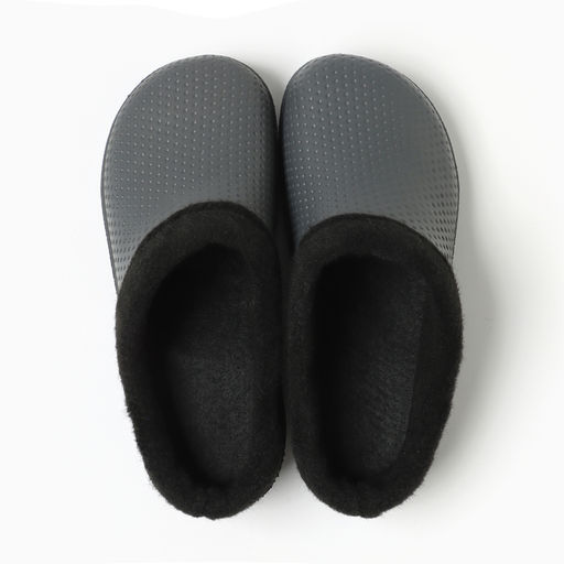 Сабо утепленные, размер 38, серые