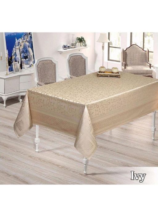 Скатерть EFOR IVY 160*300 прямоугольная кофейный