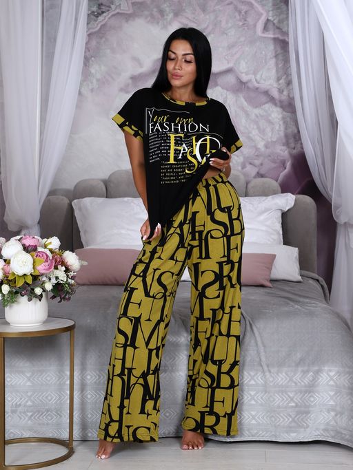 ДК- FASHION брюки ДОМАШНИЙ КОСТЮМ ЖЕНСКИЙ - А-дина фото 3