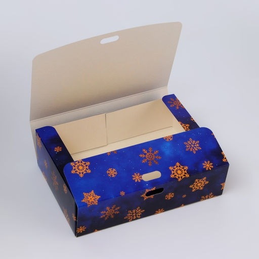 Цена за 3 шт. Коробка подарочная новогодняя складная, упаковка С Новым годом, 16?12?5 см